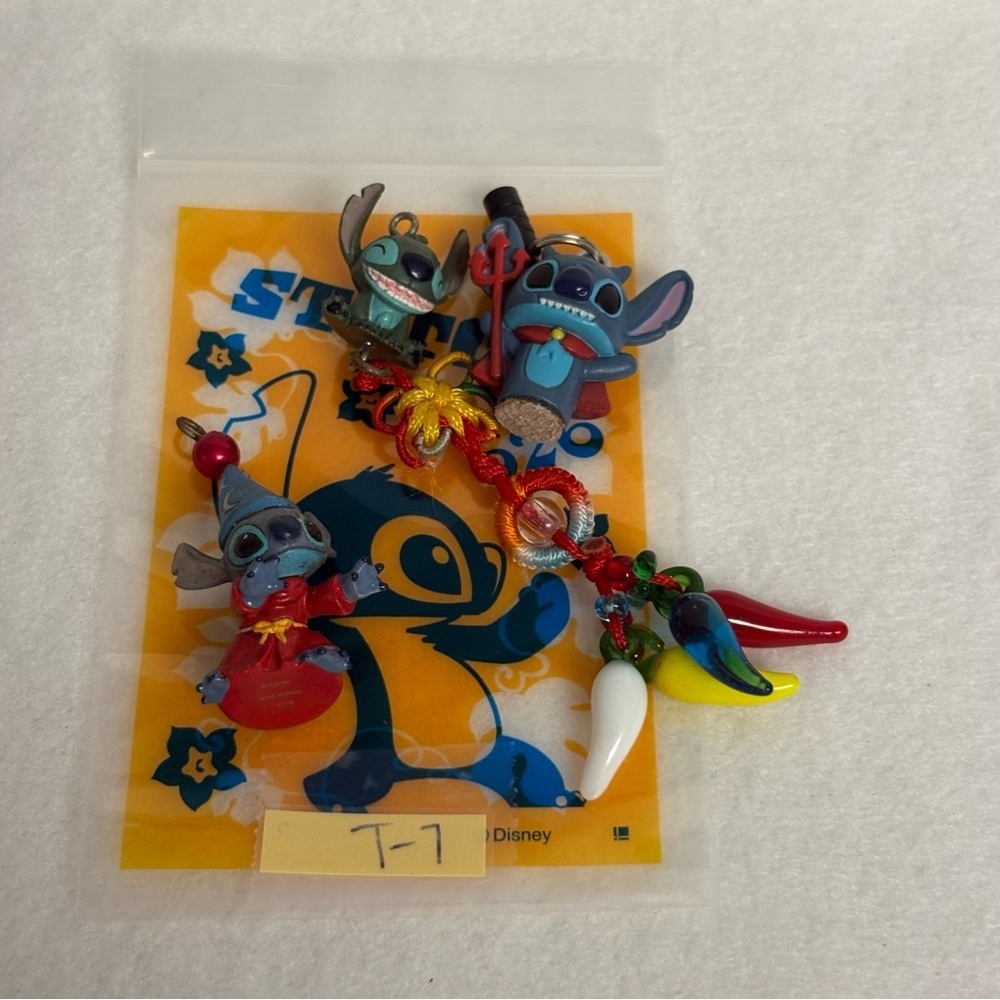Set of 3 STITCH Charms Wizard Devil Disney Japan - Picture 10 of 10